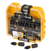 DEWALT Torsion Impact Bit Tic Tac PZ2 25mm Pack of 25 - Multi-Buy Option £8.99